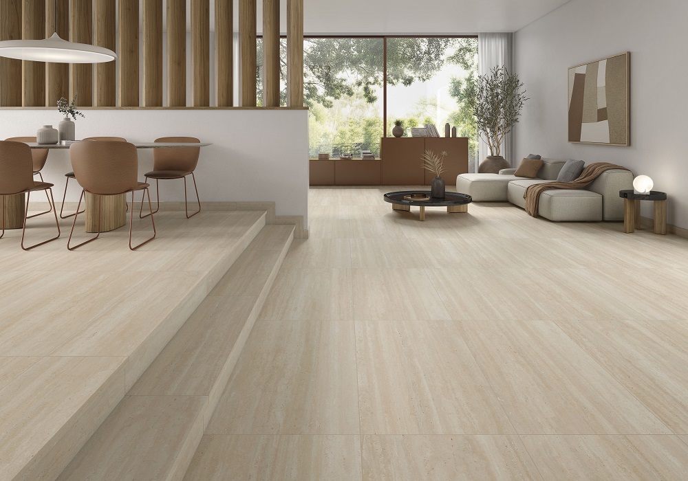 Peldano Beige Liso 120x33